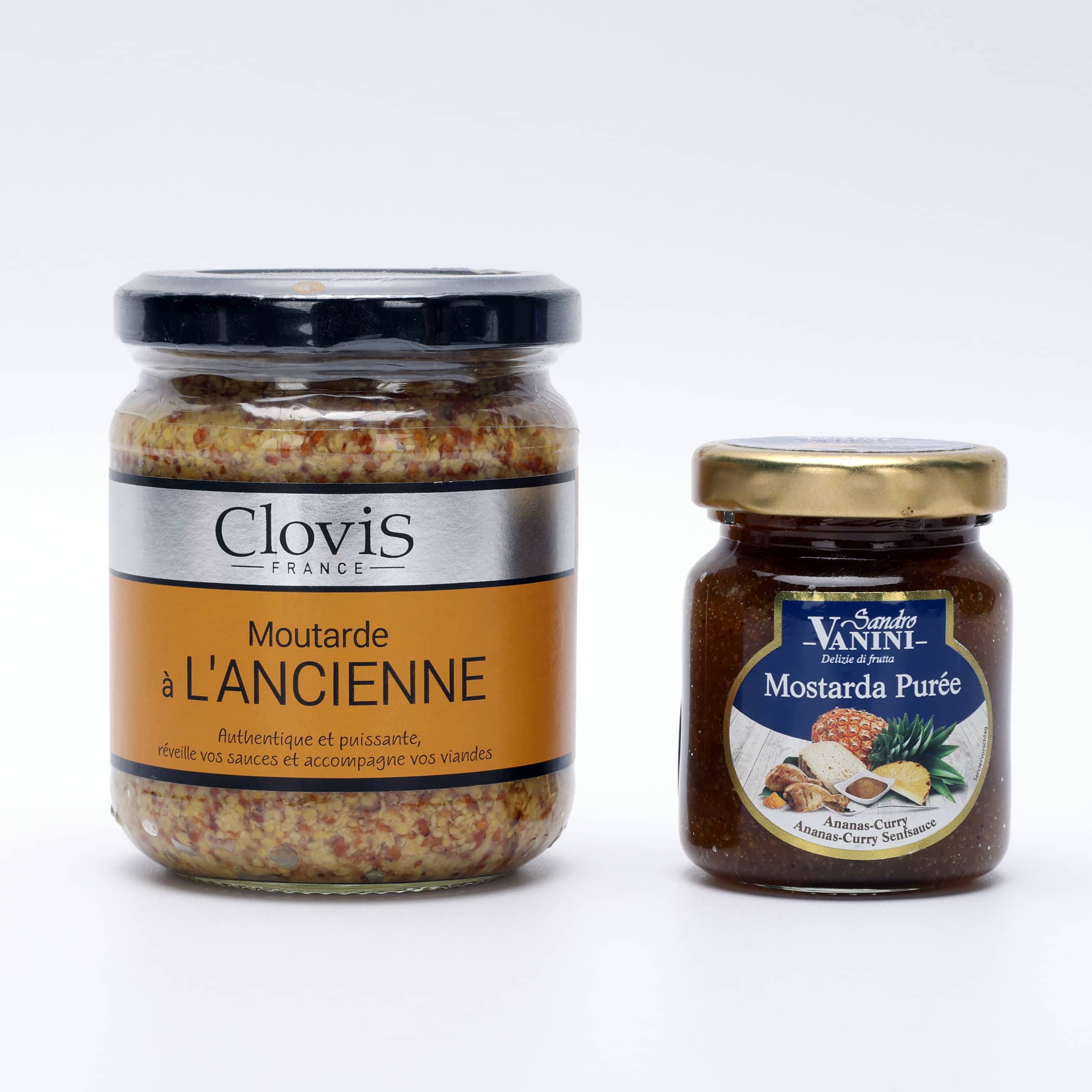 Metallic Look Glass Jar Food Products Label Sticker