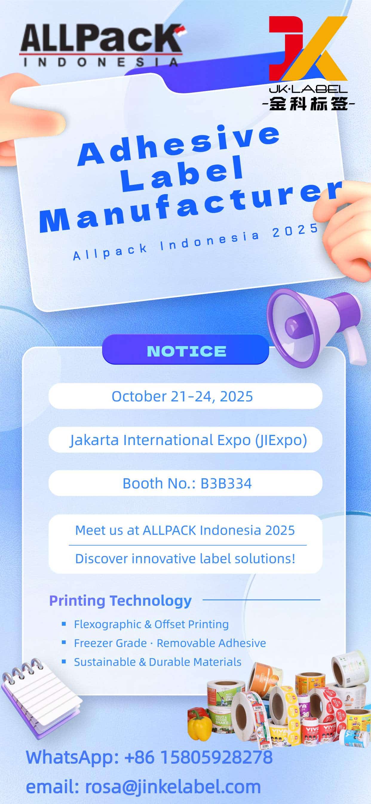 Prêts pour Allpack Indonesia 2025 ! Rendez-vous demain à Jakarta !
